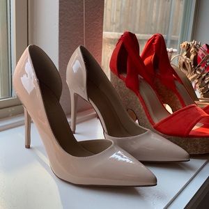NEVER WORN! Shoedazzle Annakay Nude Pumps.